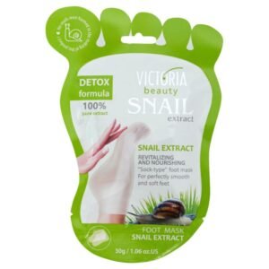 Регенеративна и хранлива маска за стапала со екстракт од полжав